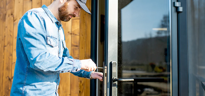 Frameless Glass Storefront Door Locks Replacement in Los Alamitos, CA